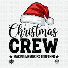 Christmas Crew Family Holidays - Ready to Press DTF Transfer