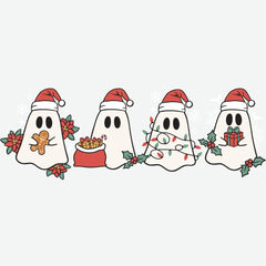 Christmas Ghosts- Christmas Ready to Press DTF Transfer