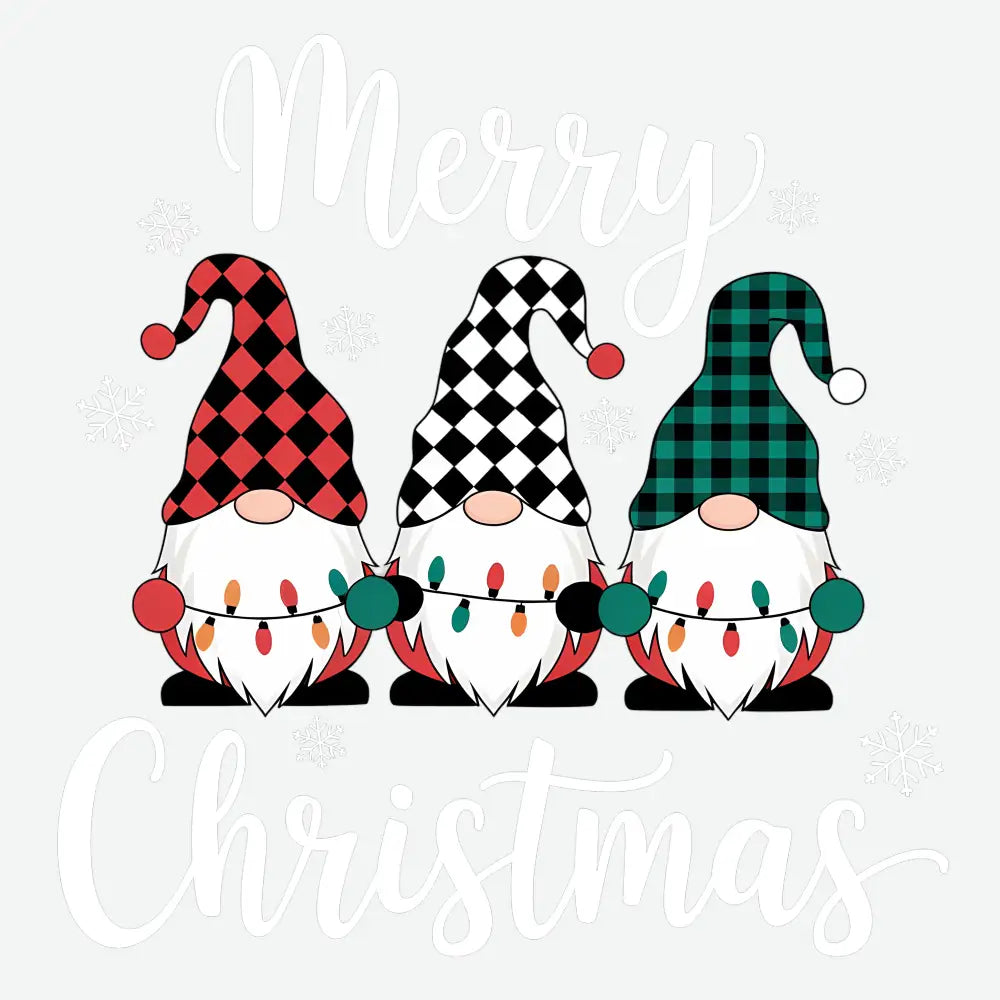 Christmas Gnome Trio - Ready to Press DTF Transfer