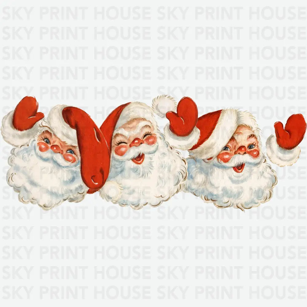 Christmas Santa - Christmas Ready to Press DTF Transfer