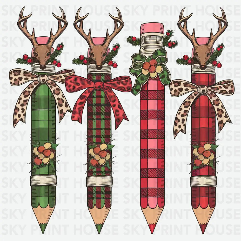 Christmas Teacher - Ready to Press DTF Transfer