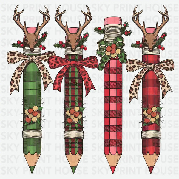 Christmas Teacher - Ready to Press DTF Transfer