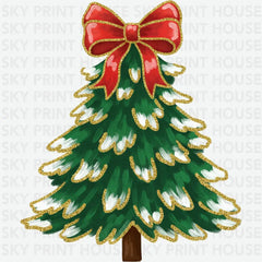 Christmas Tree - Christmas Ready to Press DTF Transfer