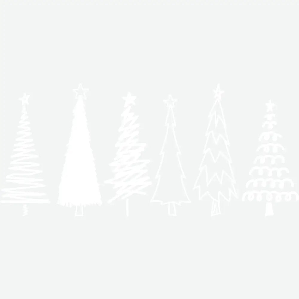 Christmas Trees - Christmas Ready to Press DTF Transfer