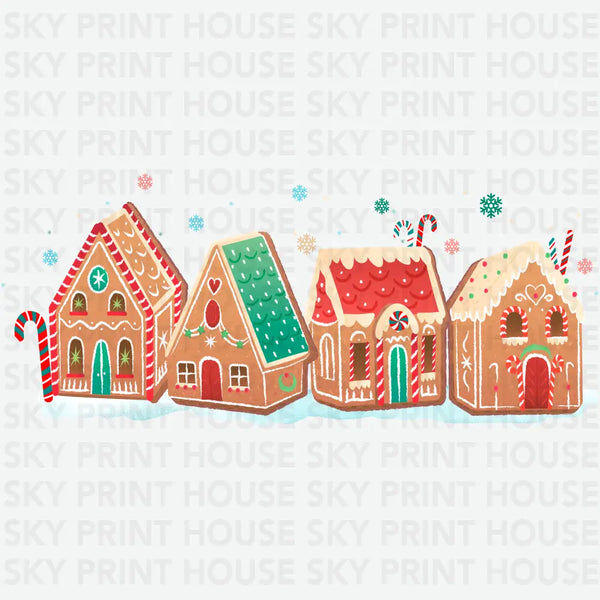Cookie House - Christmas Ready to Press DTF Transfer