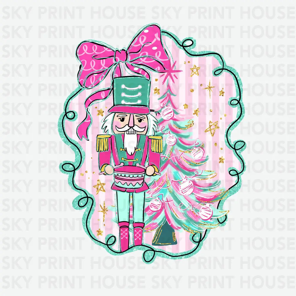 Coquette Nutcracker Christmas Design - Christmas Ready to Press DTF Transfer