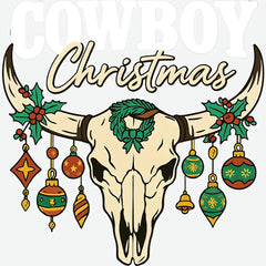 Cowboy Christmas - Christmas Ready to Press DTF Transfer