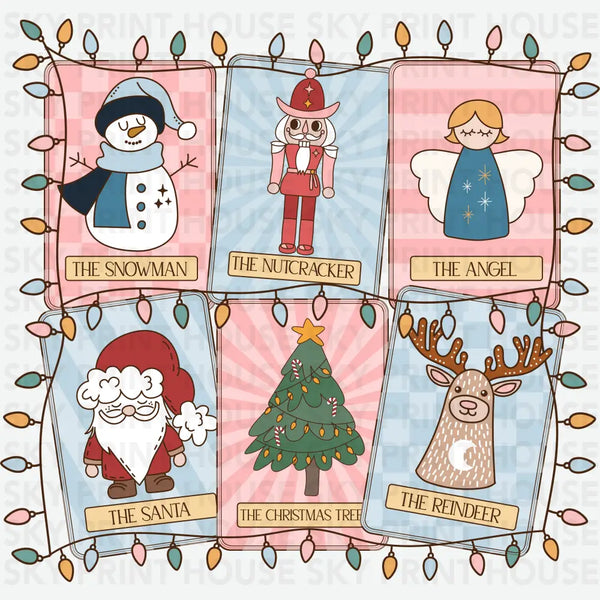 Cute Christmas Characters - Christmas Ready to Press DTF Transfer