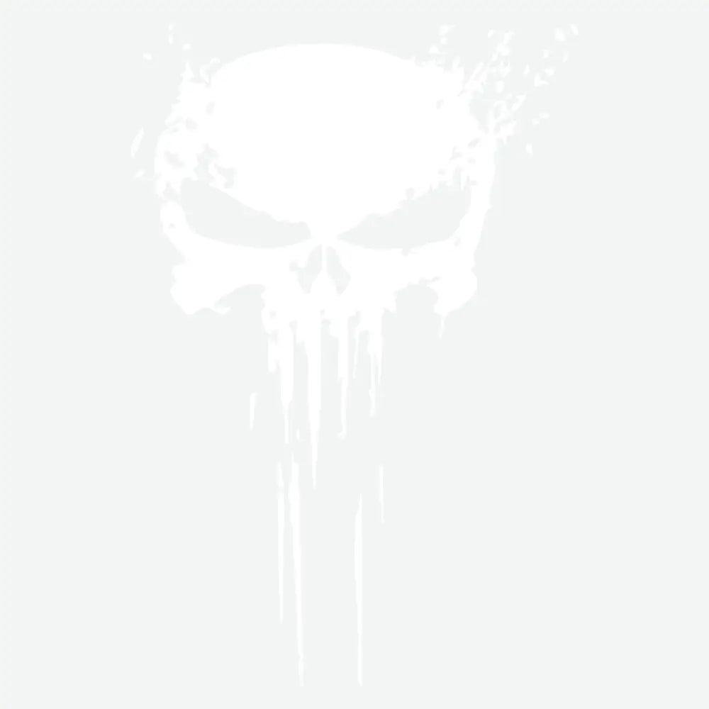 Distressed Skull Halloween Ready to Press DTF Transfer