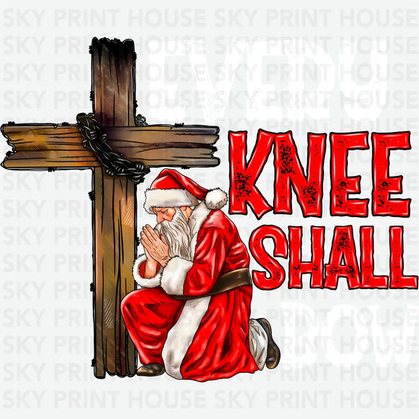 Every Knee Shall Bow - Christmas Ready to Press DTF Transfer
