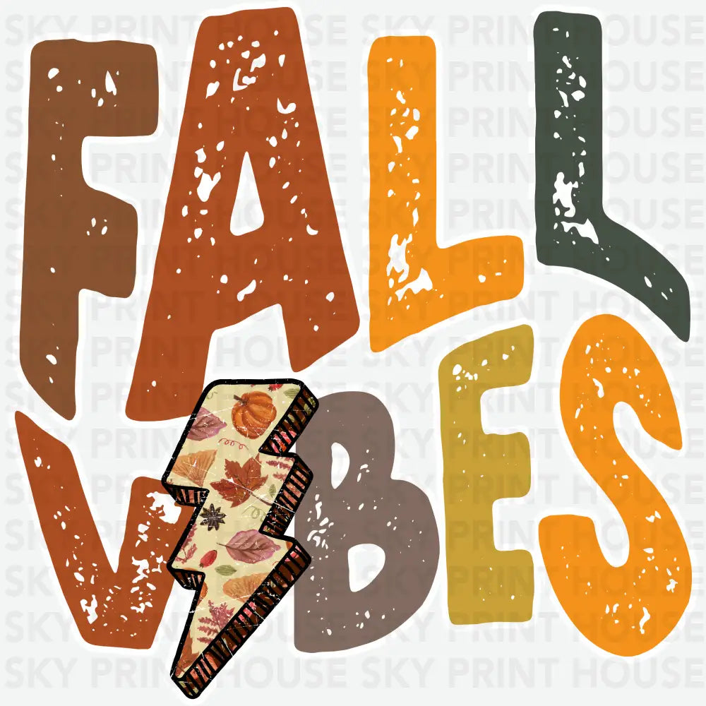 Fall Vibes Fall Ready to Press DTF Transfer