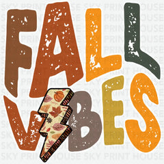 Fall Vibes Fall Ready to Press DTF Transfer