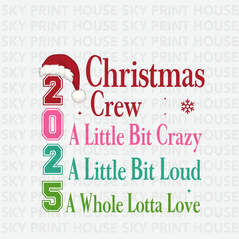 Family 2025 Christmas - Ready to Press DTF Transfer