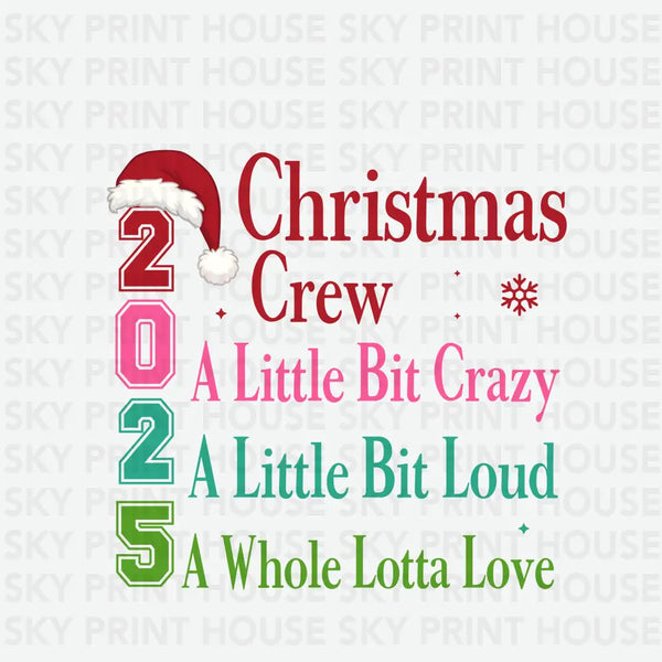 Family 2025 Christmas - Ready to Press DTF Transfer