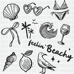 Feelin’ Beachy Summer Ready to Press DTF Transfer