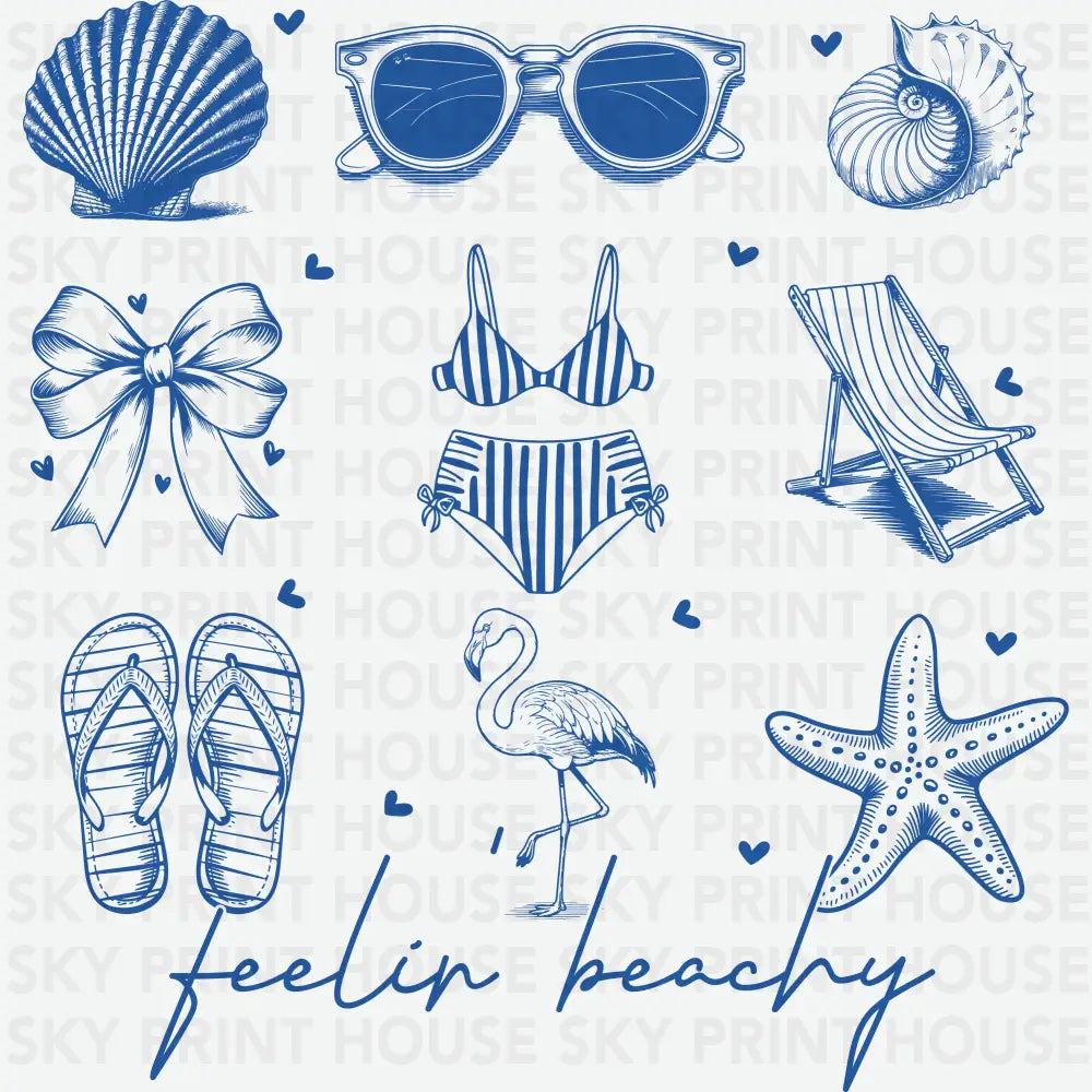 Feeling Beachy Summer Ready to Press DTF Transfer