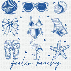 Feeling Beachy Summer Ready to Press DTF Transfer