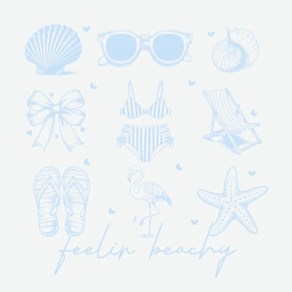 Feeling Beachy Summer Ready to Press DTF Transfer