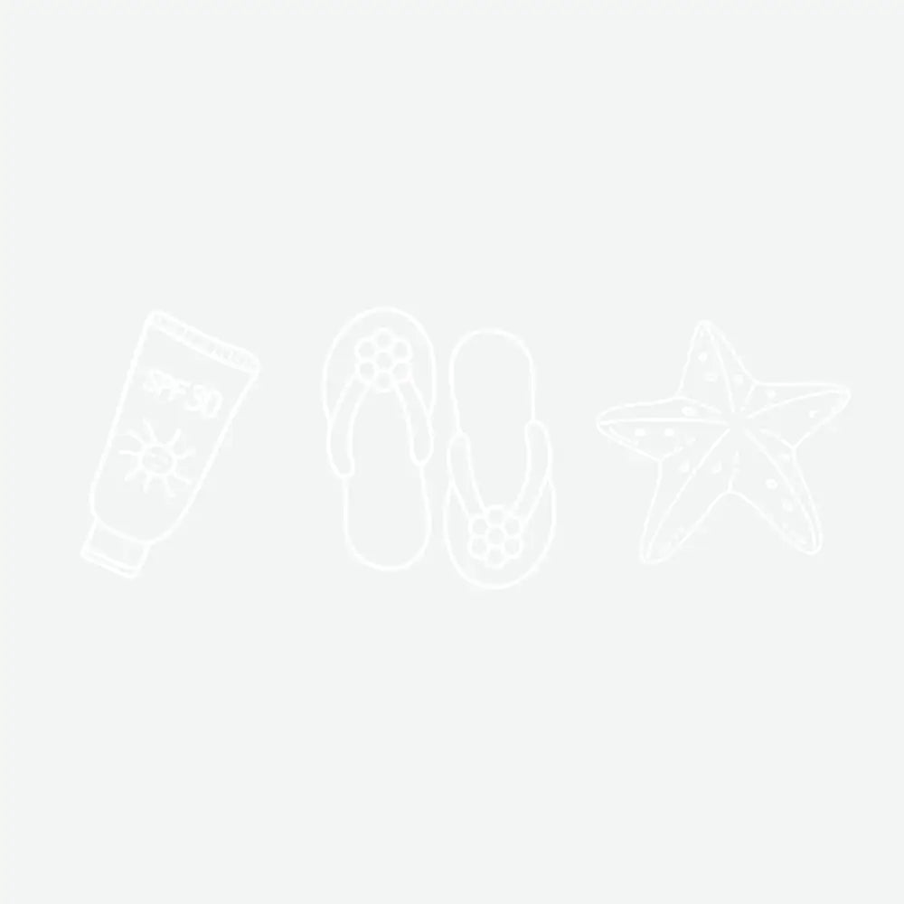 Flip Flops Starfish Sunscreen Summer Ready to Press DTF Transfer