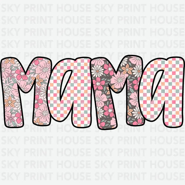 Floral Mama Design - Mother's Day Ready to Press DTF Transfer