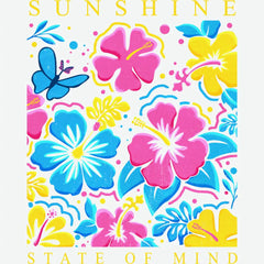 Floral Sunshine State of Mind Summer Ready to Press DTF Transfer