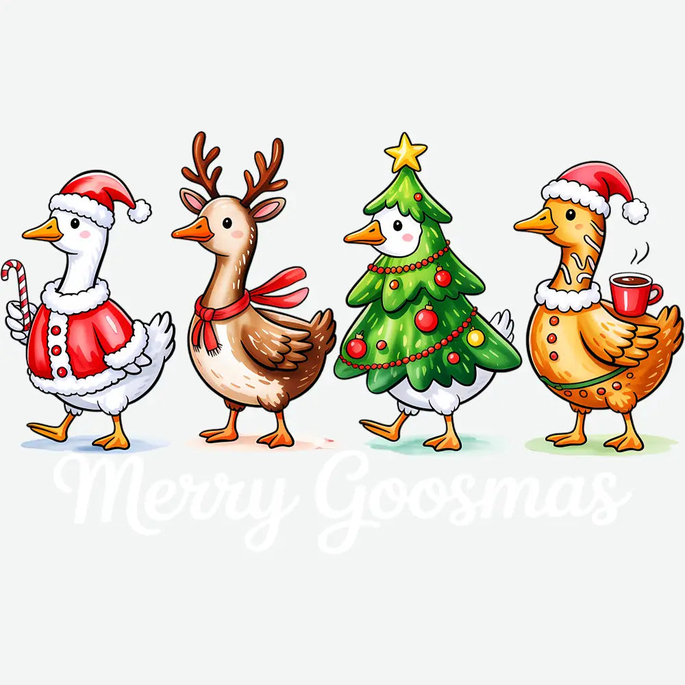 Funny Goose Christmas - Ready to Press DTF Transfer