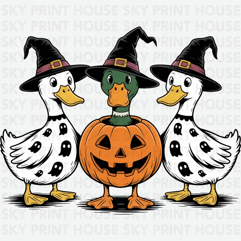 Funny Halloween Duck - Ready to Press DTF Transfer