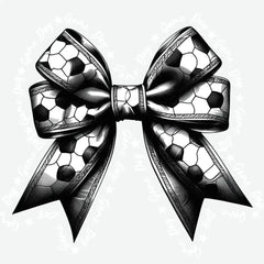 Game Day Soccer Coquette Bow Game Day Ready to Press DTF Transfer