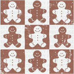 Gingerbread - Christmas Ready to Press DTF Transfer