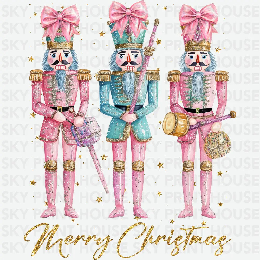 Glitter Nutcracker Christmas - Christmas Ready to Press DTF Transfer