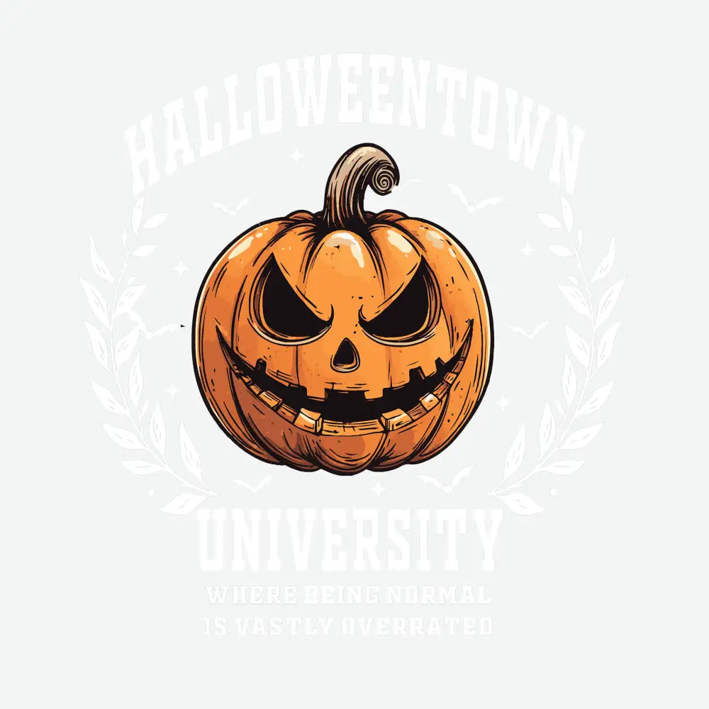 Halloweentown University Pumpkin Halloween Ready to Press DTF Transfer