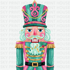 Hand Painted Brushstroke Nutcracker - Christmas Ready to Press DTF Transfer