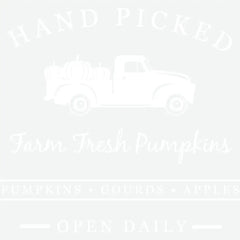 Hand Picked Farm Fresh Pumpkins Thanksgiving Ready to Press DTF Transfer