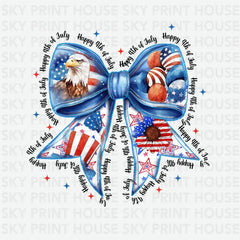 Happy 4th of July Coquette 4th of July Ready to Press DTF Transfer