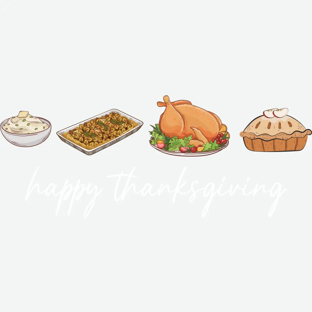 Happy Thanksgiving - Ready to Press DTF Transfer