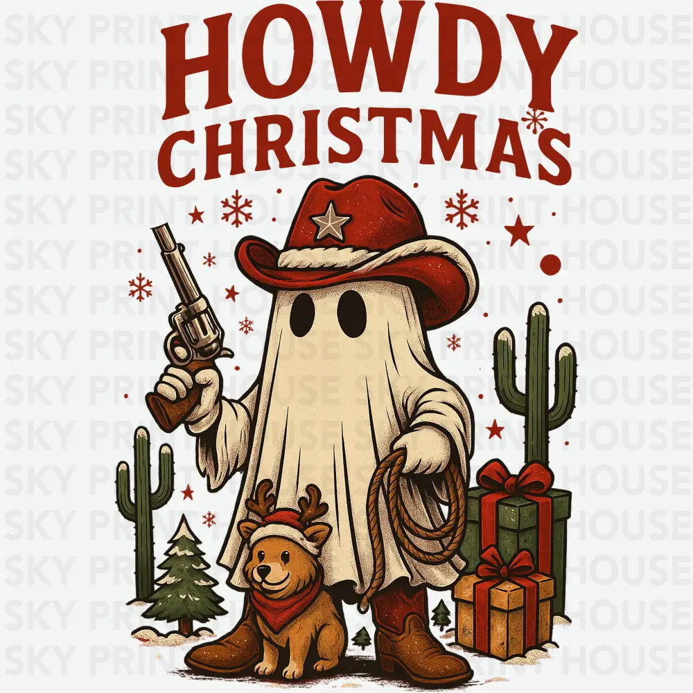 Howdy Christmas - Christmas Ready to Press DTF Transfer
