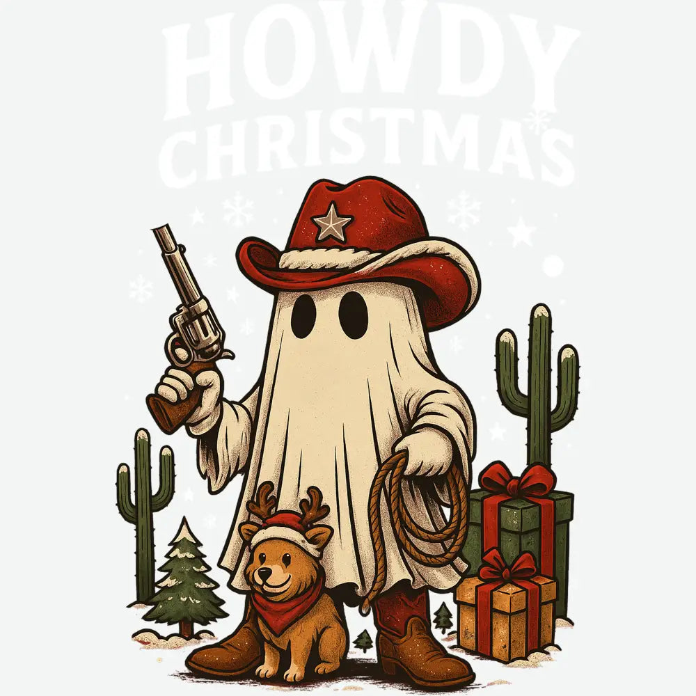 Howdy Christmas - Christmas Ready to Press DTF Transfer