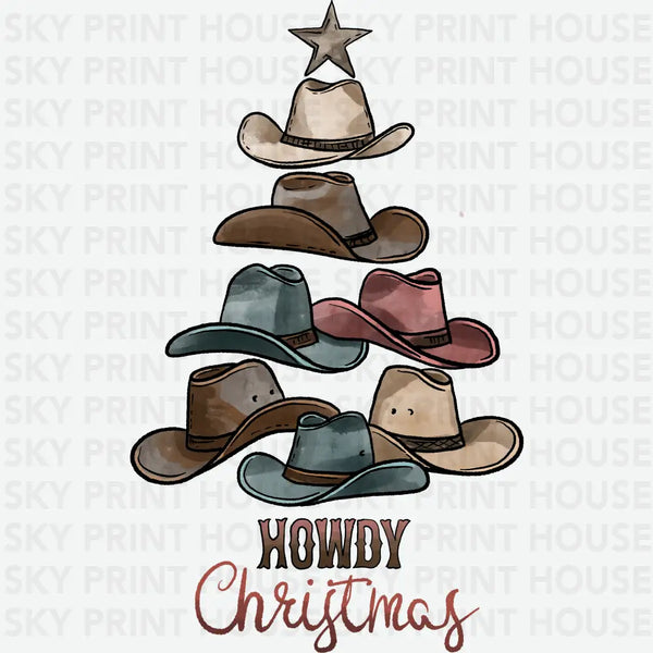 Howdy Christmas - Christmas Ready to Press DTF Transfer