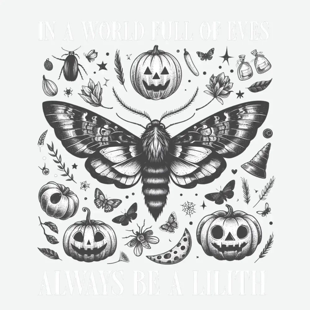 In a World Full of Eves Always Be a Lilith Halloween Ready to Press DTF Transfer