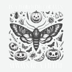 In a World Full of Eves Always Be a Lilith Halloween Ready to Press DTF Transfer