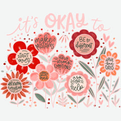 It is Okay To Inspirational Ready to Press DTF Transfer