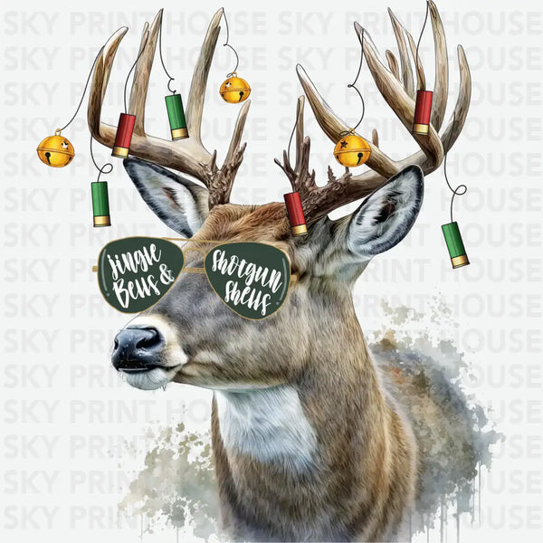 Jingle Beus & Shotgun Sheus - Christmas Ready to Press DTF Transfer