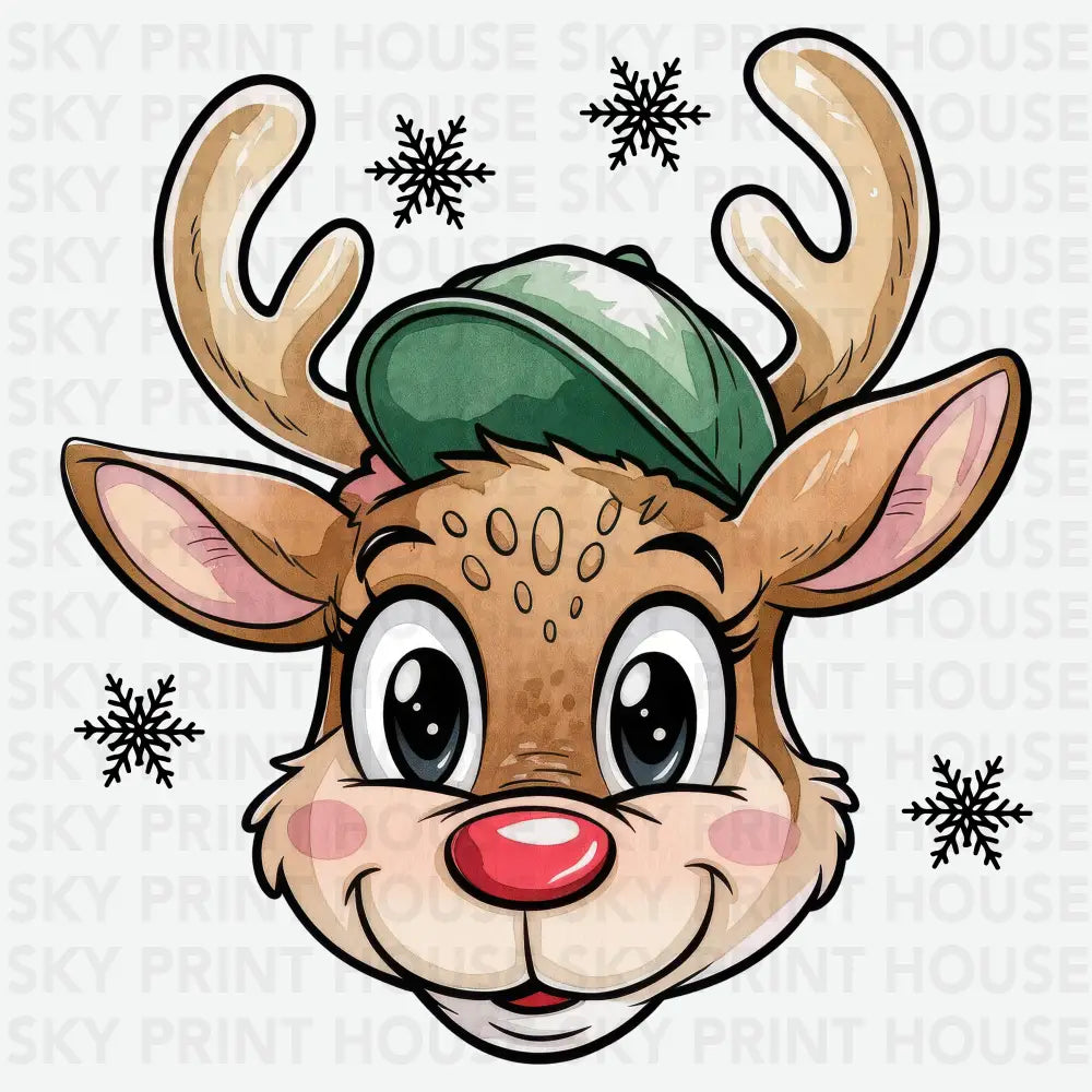 Matching Christmas Reindeer - Christmas Ready to Press DTF Transfer