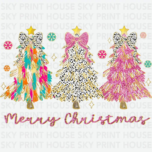 Merry Christmas  - Christmas Ready to Press DTF Transfer
