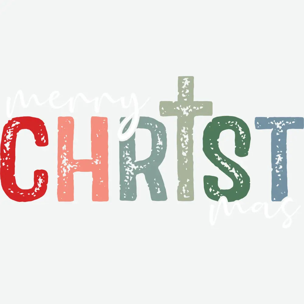 Merry Christmas - Christmas Ready to Press DTF Transfer