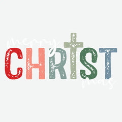 Merry Christmas - Christmas Ready to Press DTF Transfer