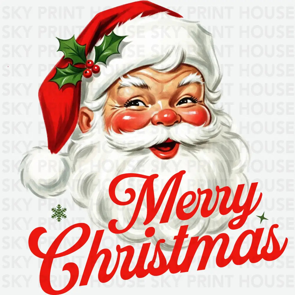 Merry Christmas Santa - Christmas Ready to Press DTF Transfer