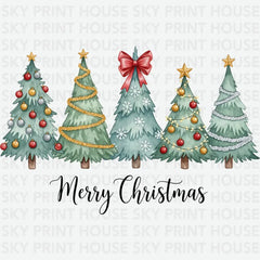Merry Christmas Tree - Christmas Ready to Press DTF Transfer