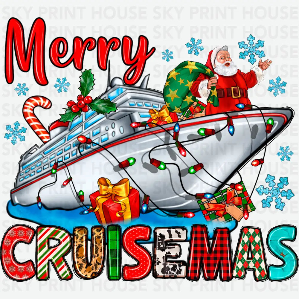 Merry Cruisemas - Christmas Ready to Press DTF Transfer