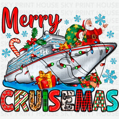 Merry Cruisemas - Christmas Ready to Press DTF Transfer
